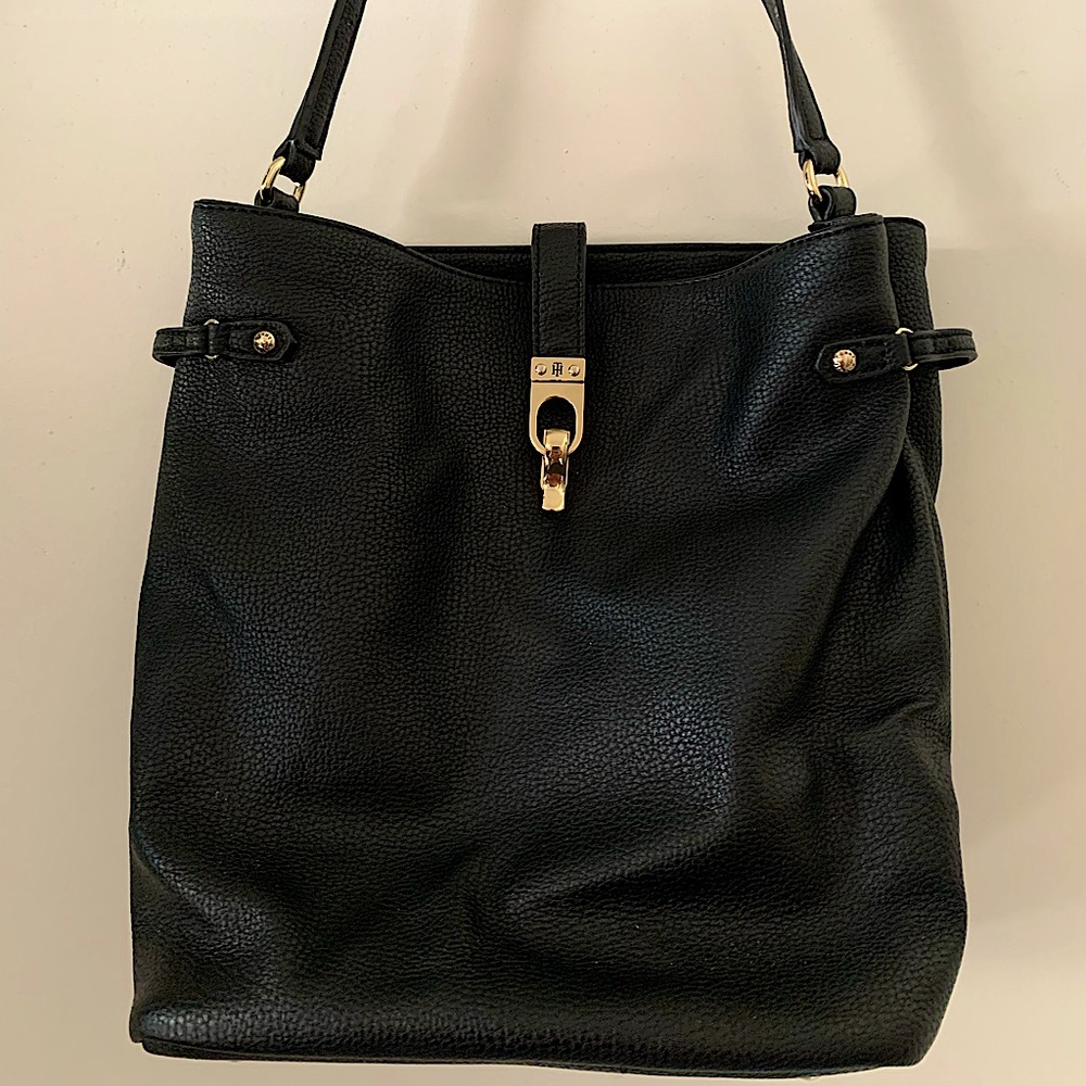 Black Tommy Hilfiger Over the Shoulder Purse